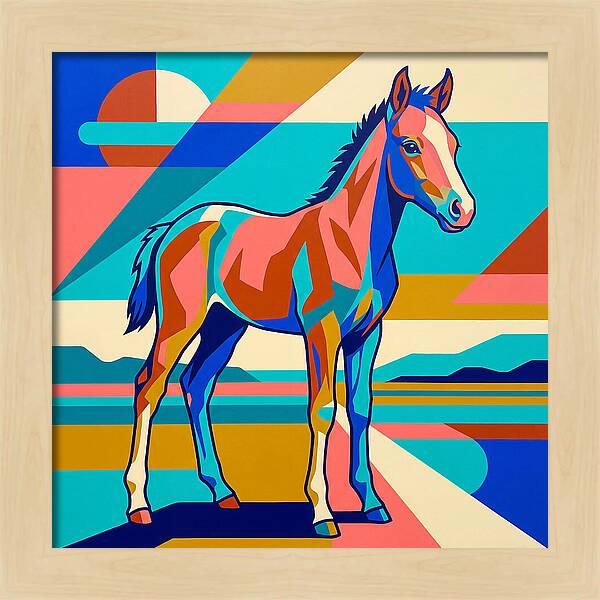 Vibrant Foal Portrait