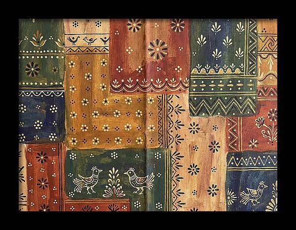 Vibrant Folk Art Designs 2082