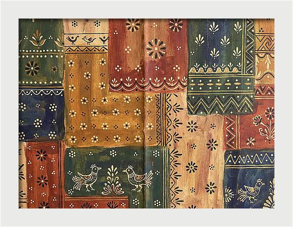 Vibrant Folk Art Designs 2082