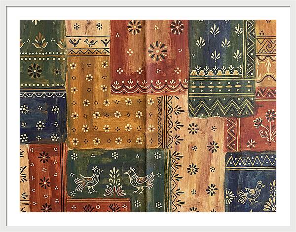 Vibrant Folk Art Designs 2082