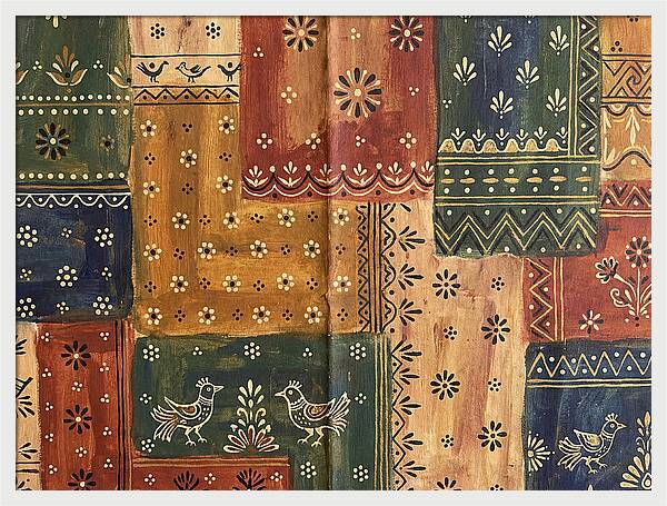 Vibrant Folk Art Designs 2082