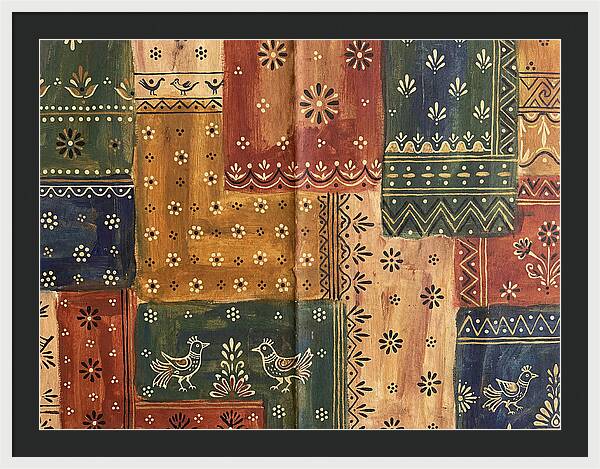 Vibrant Folk Art Designs 2082