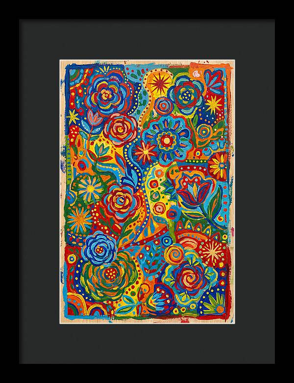 Vibrant Folk Floral Patterns