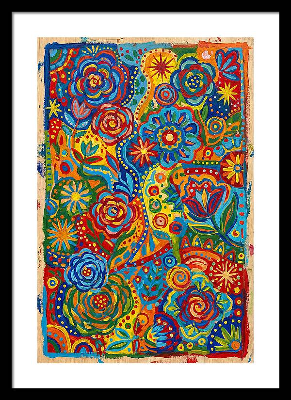 Vibrant Folk Floral Patterns