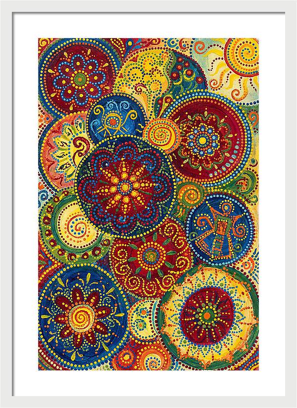 Vibrant Folk Motifs
