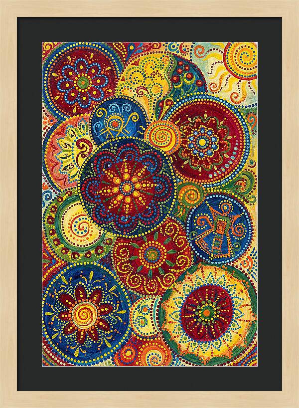 Vibrant Folk Motifs