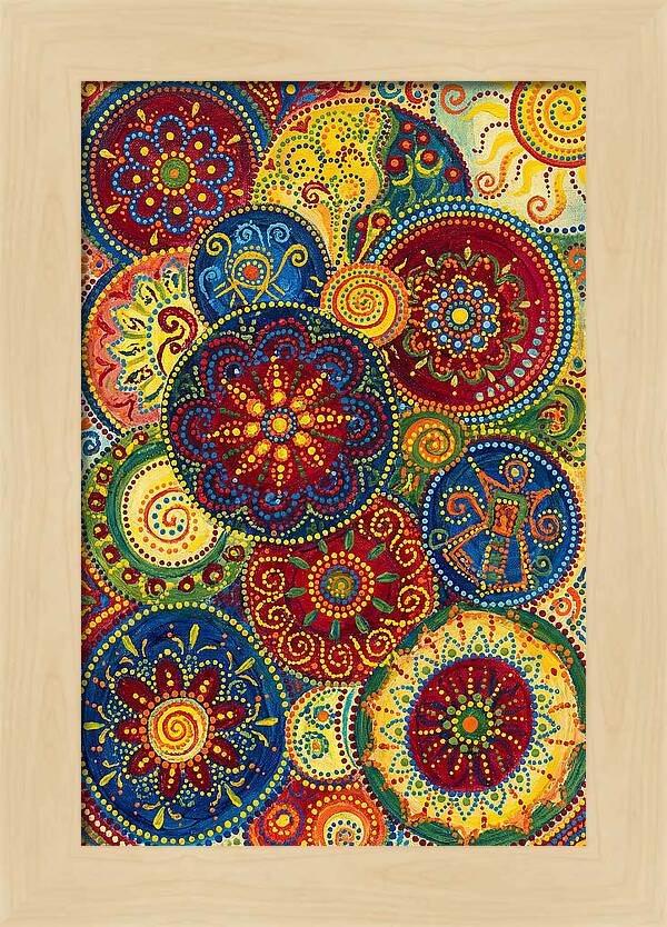 Vibrant Folk Motifs