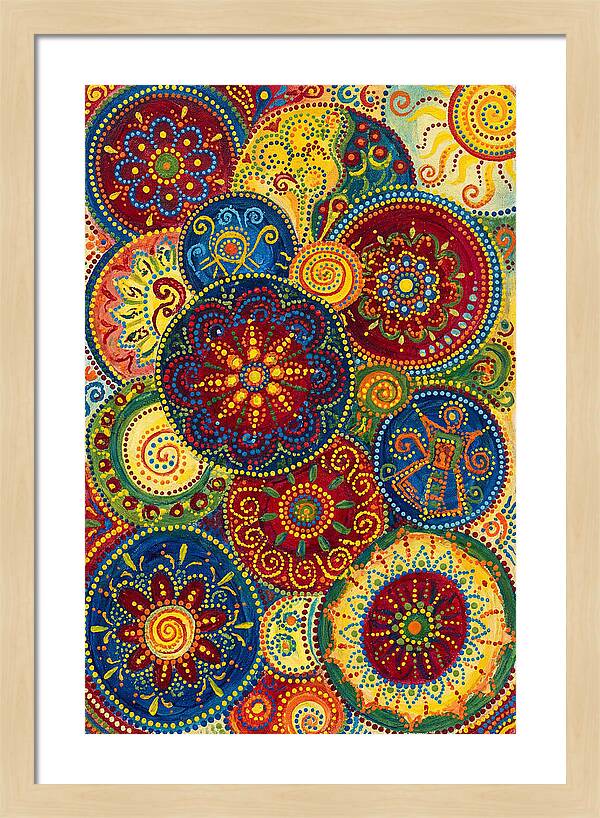 Vibrant Folk Motifs