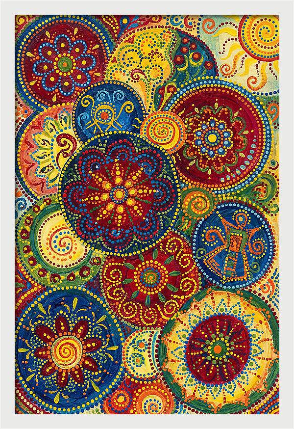 Vibrant Folk Motifs