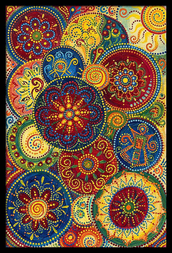 Vibrant Folk Motifs