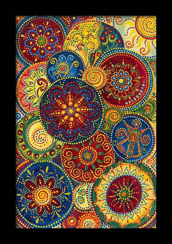 Vibrant Folk Motifs