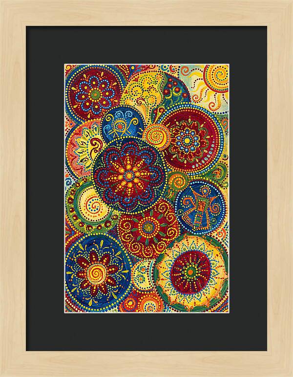 Vibrant Folk Motifs