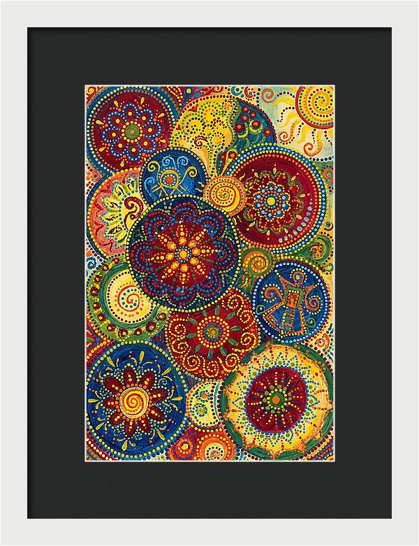 Vibrant Folk Motifs
