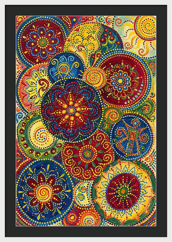 Vibrant Folk Motifs