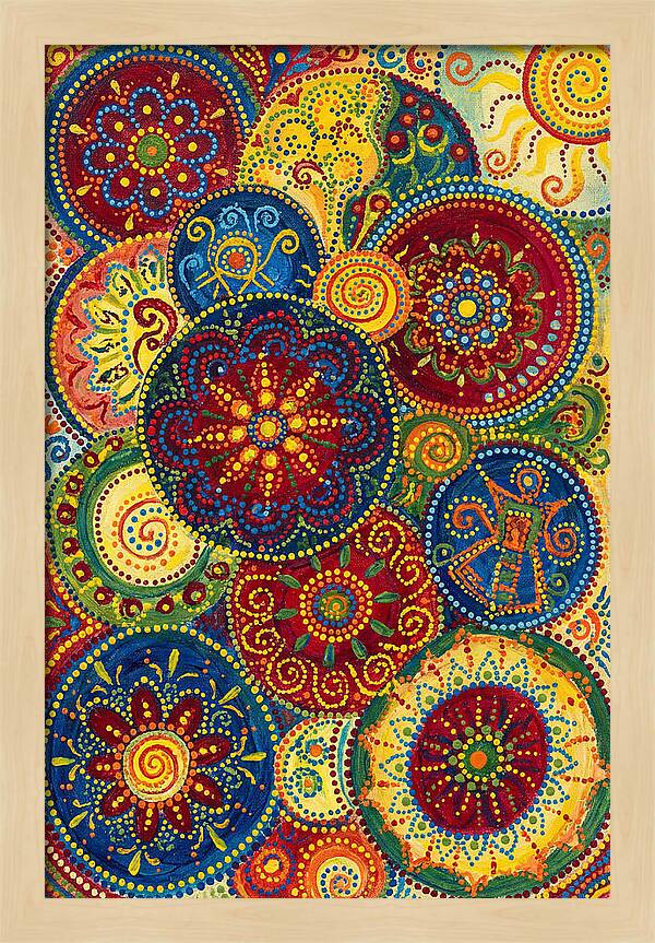 Vibrant Folk Motifs