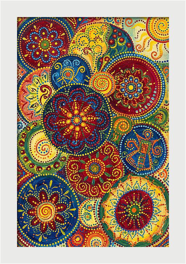 Vibrant Folk Motifs