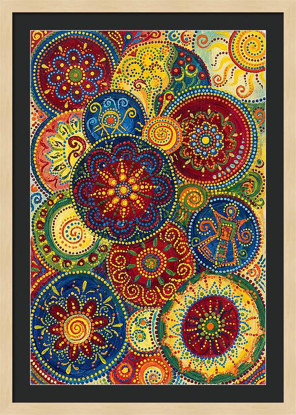 Vibrant Folk Motifs