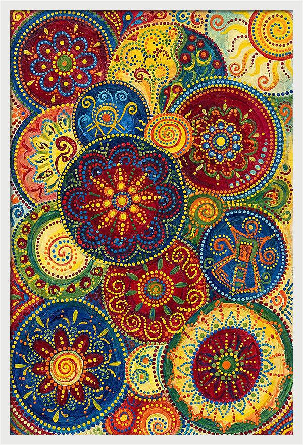 Vibrant Folk Motifs