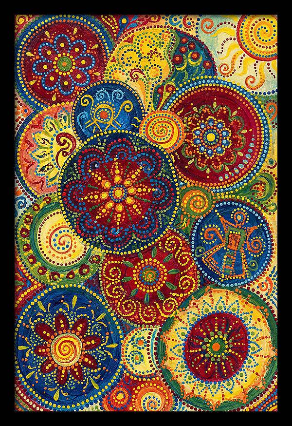 Vibrant Folk Motifs