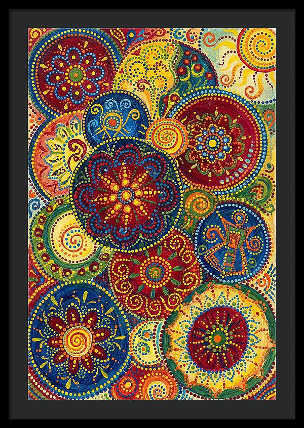 Vibrant Folk Motifs