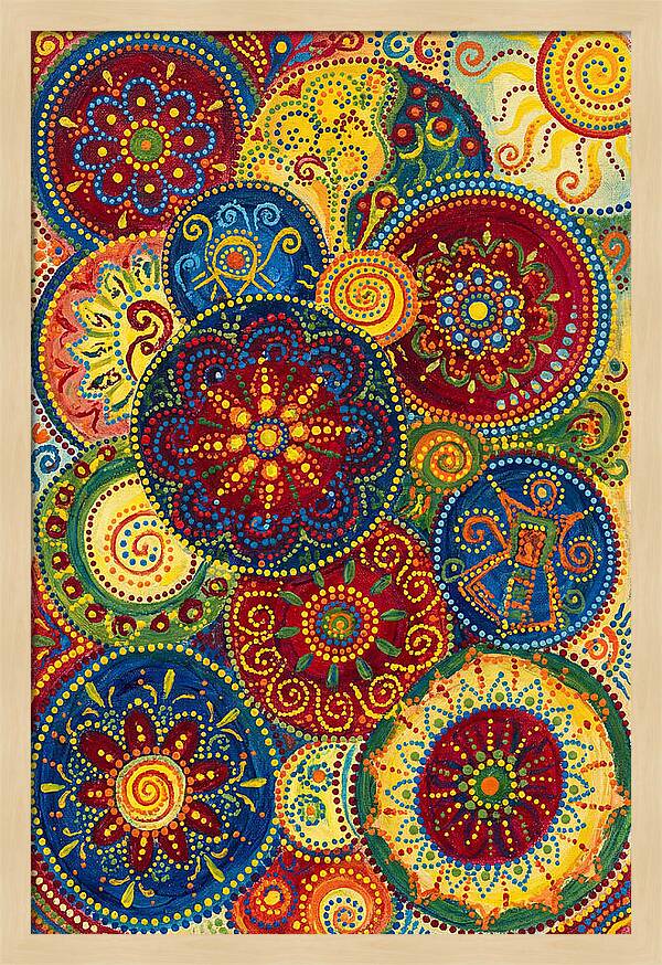 Vibrant Folk Motifs