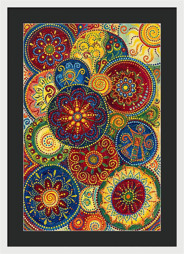 Vibrant Folk Motifs