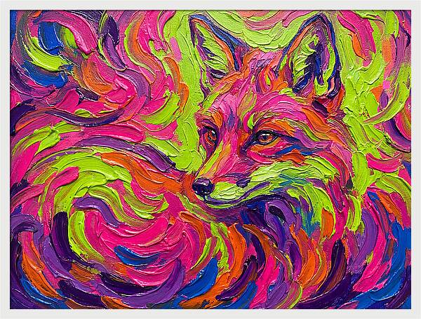 Vibrant Fox Expressionism