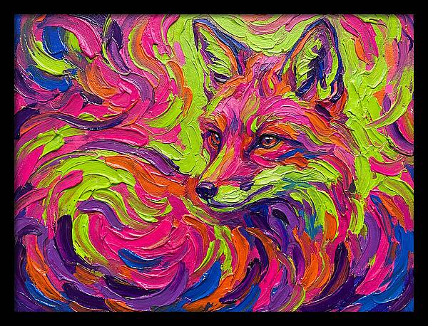 Vibrant Fox Expressionism