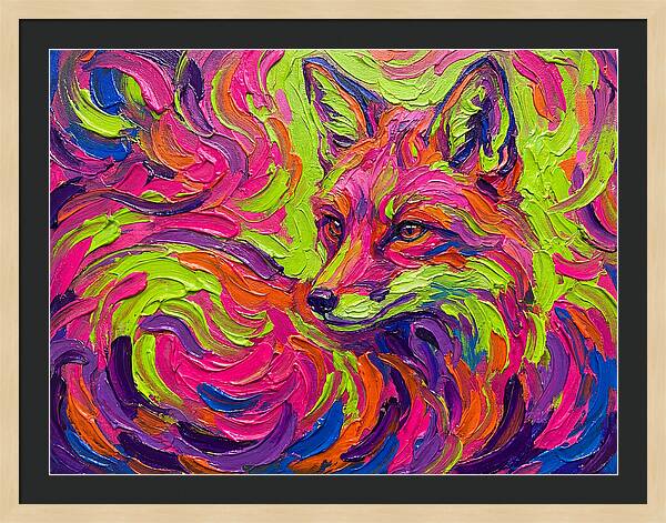 Vibrant Fox Expressionism