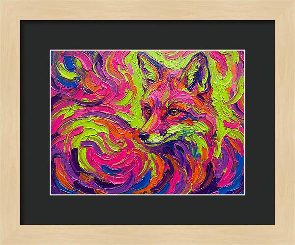 Vibrant Fox Expressionism
