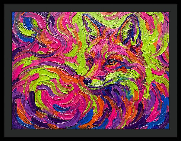 Vibrant Fox Expressionism