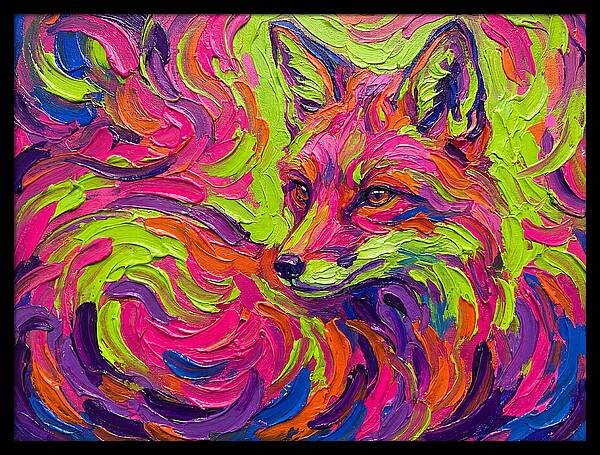Vibrant Fox Expressionism