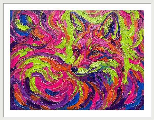 Vibrant Fox Expressionism