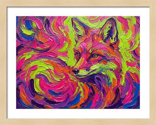 Vibrant Fox Expressionism