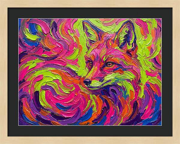 Vibrant Fox Expressionism