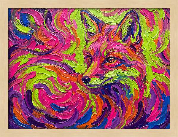 Vibrant Fox Expressionism