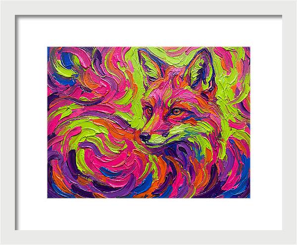 Vibrant Fox Expressionism