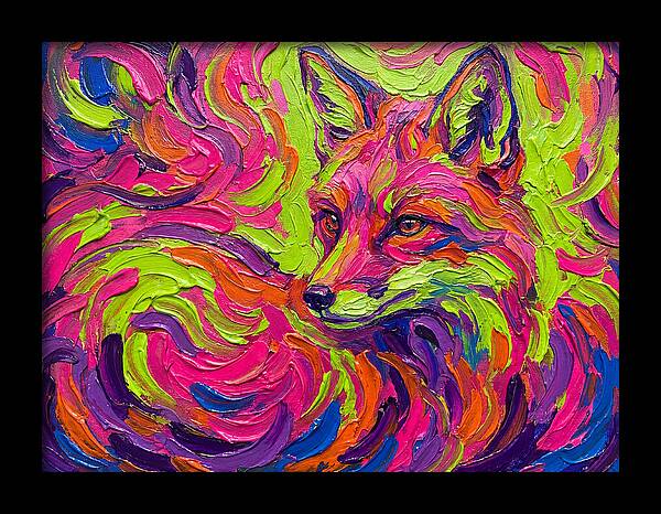 Vibrant Fox Expressionism