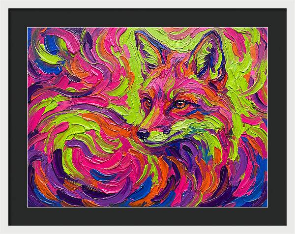Vibrant Fox Expressionism