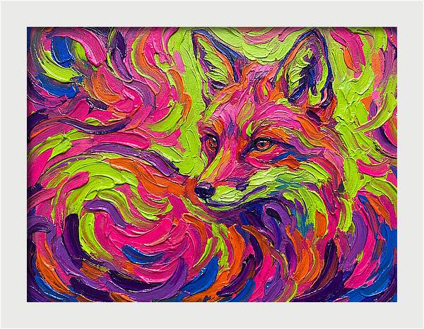 Vibrant Fox Expressionism