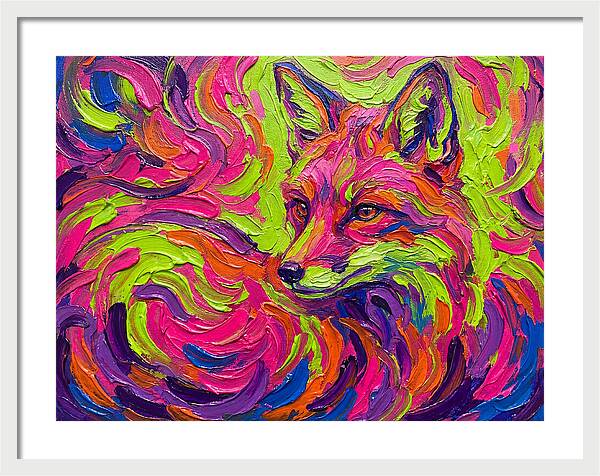 Vibrant Fox Expressionism