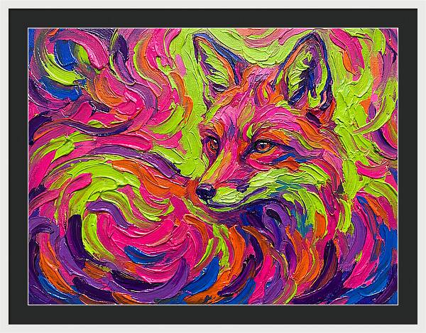 Vibrant Fox Expressionism