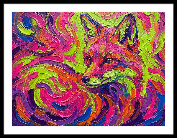 Vibrant Fox Expressionism