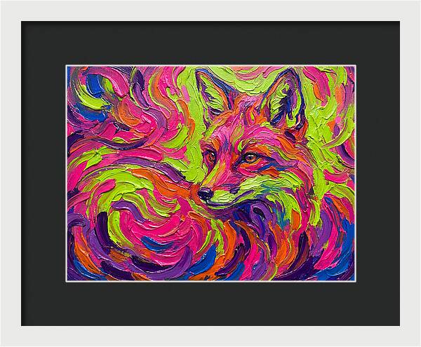 Vibrant Fox Expressionism