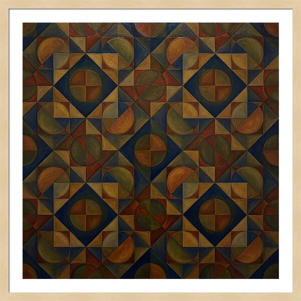 Vibrant Geometric Symphony