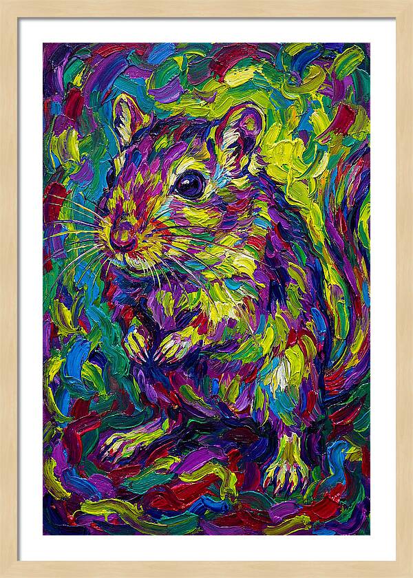 Vibrant Gerbil Portrait