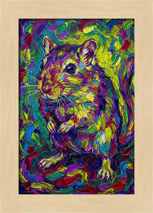 Vibrant Gerbil Portrait