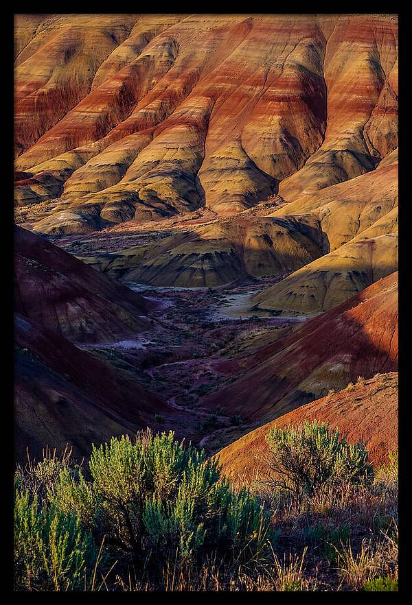 Vibrant Hills Under Sunset Skies
