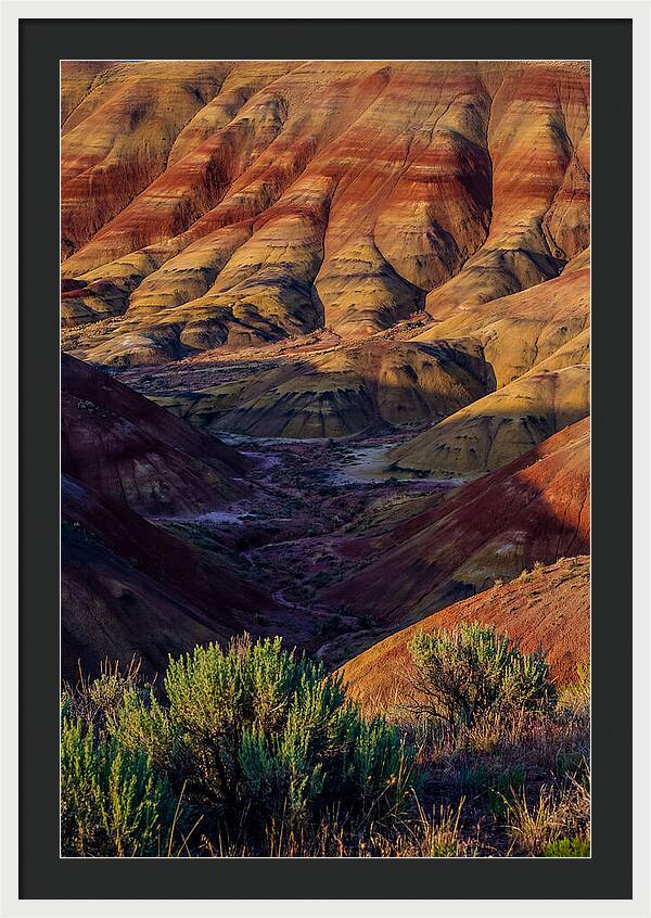 Vibrant Hills Under Sunset Skies