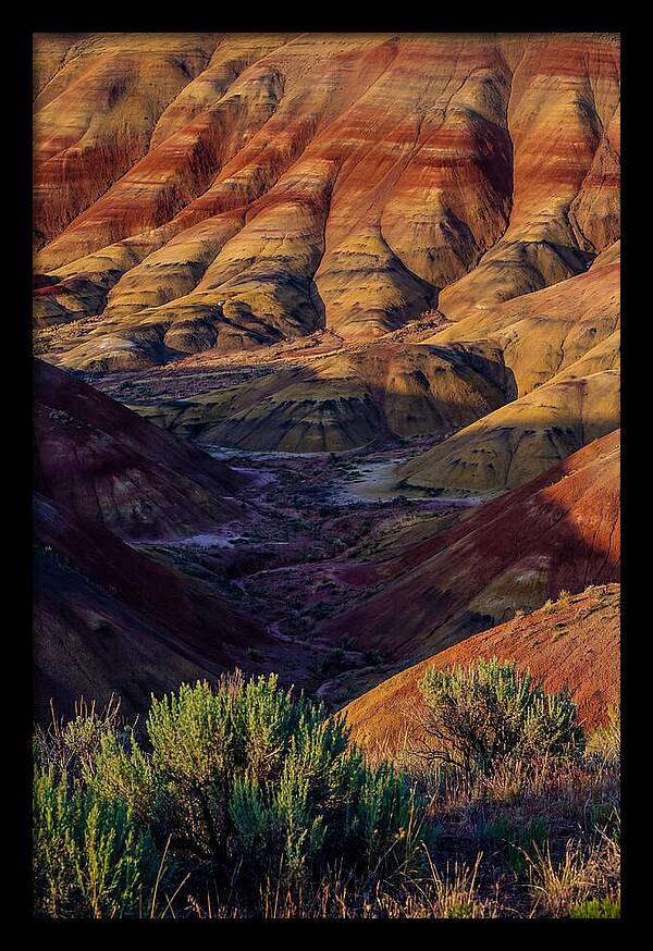 Vibrant Hills Under Sunset Skies